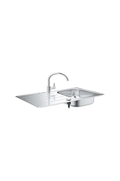Grohe Bau Eviye Paslanmaz Çelik Ve Batarya Krom Seti - 31562sd1 Çelik