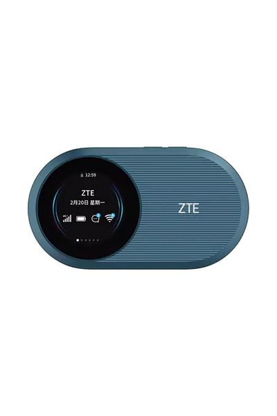 ZTE راوتر واي فاي محمول من وايرليز برو 4G U10S - أزرق داكن