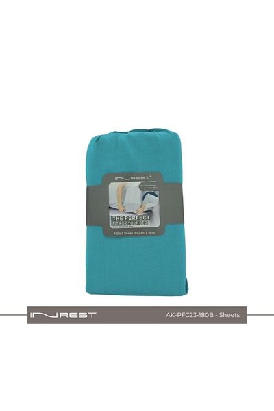 INREST 100% Cotton INREST Fitted Sheet 180*200 + 38 cm
