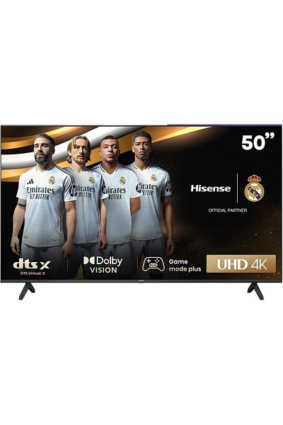 Hisense 50 Inch Smart TV 4K UHD LCD Dolby Vision, Natural Colour Enhancer,VIDAA,WiFi,Voice Command