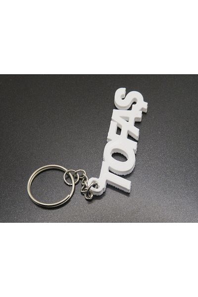 MODA 🚗   Tofas Written 3D Printing Keychain – Stylish and Durable Accessory