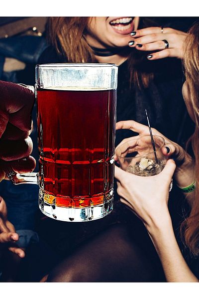 Paşabahçe Set of 4 Pcs Argentine Beer, Soft Drink, Ayrana, Lemonade Glass and Glass Mug