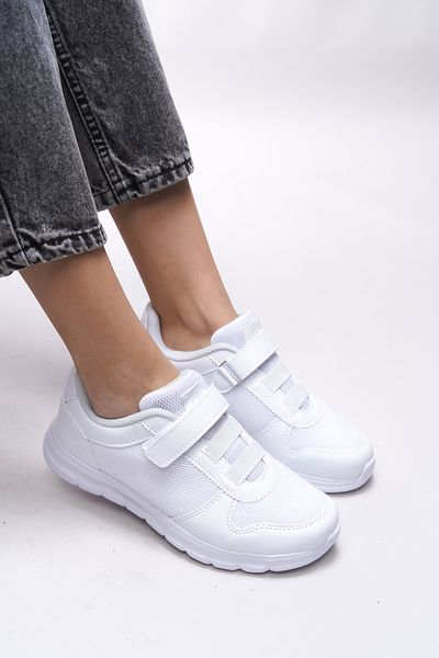 Riccon Tenis de damă Aelrathla alb 0012616