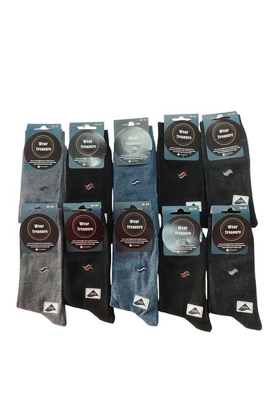 wear treasure Мъжки чорапи от 10 части в различни цветове и шарки