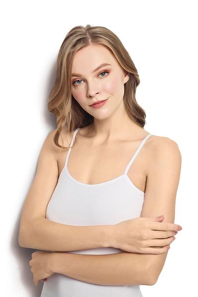 Jiber Women's Modal Cotton Rope Strap Tank Top 12 Pieces Jiber 603