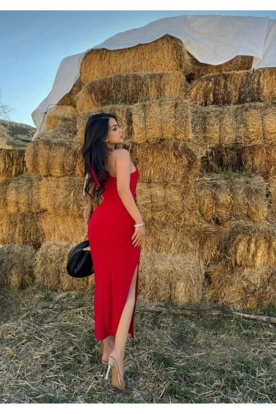 sozan Rochie drapată cu un singur umăr Isabella