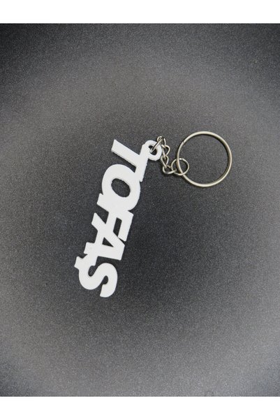 MODA 🚗   Tofas Written 3D Printing Keychain – Stylish and Durable Accessory