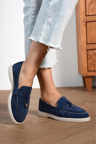 topukludünyası Günlük Loafer Kadın Babet Ayakkabı