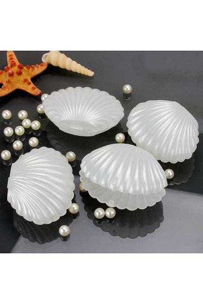 ERSE HOME 10 Pcs Decorative Gift Oyster Billet, Candle and Promise Engagements