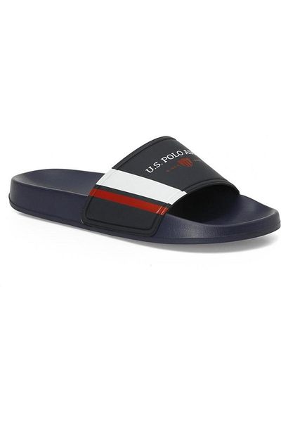 U.S. Polo Assn. شبشب رياضي كاجوال من Ussuri Polo Assn Willie 4FX Awesome Laws باللون الأزرق الداكن