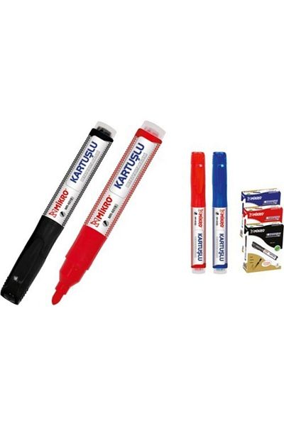 Mikro Blue Wooden Pen with Cartridge - Mr-6019 Single (1 Piece)