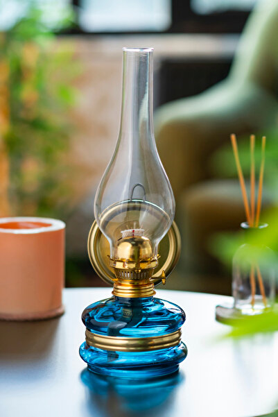 ÖZLEVENT Klasik Gaz Lambası Mavi No:14