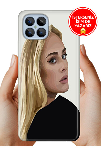 omix X600 Kılıf Desenli Baskılı Kamera Korumalı Silikon AdeleArt