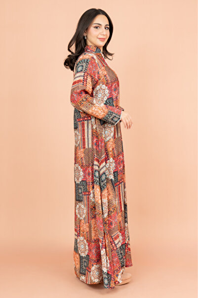 IKKXA Multicolor Patterns Modern Jalabiya