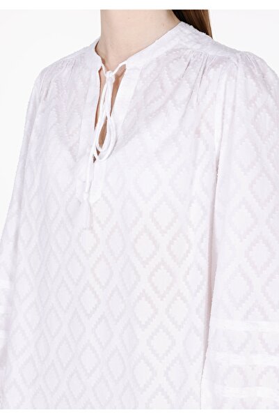 Colin's Regular Fit Kadın Beyaz Gömlek