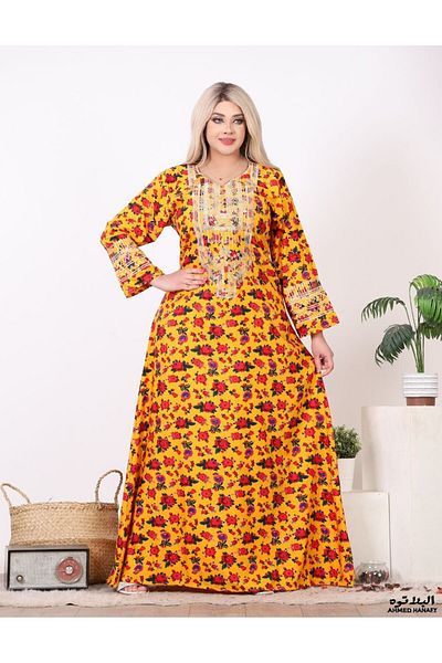 Genrics Comfortable, embroidered, Cotton, ready-to-wear reception jalabiya