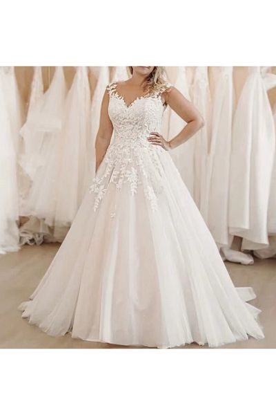 Hasyılmaz Lace Flower Guipure Wedding Dress Size 33