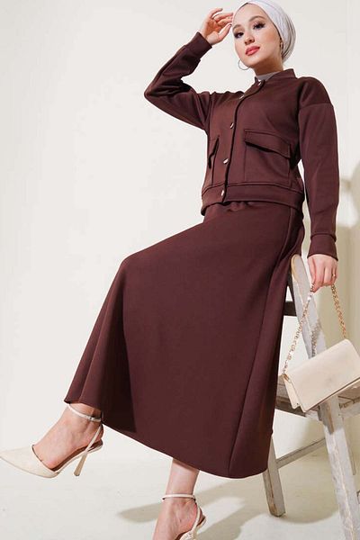 İKLİM LİFE Skirted Double Suit