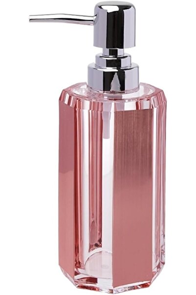 btm home Малък дозатор за сапун с помпено действие, прозрачен дозатор за тече...