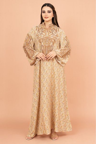 IKKXA Crystal and Thread Elegance Jalabiya