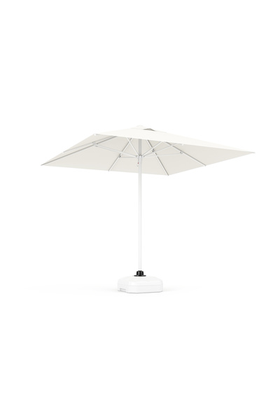 Tevalli Parasol's 250X250 Manuel Şemsiye KREM   70 Lt. Huge Bidon Beyaz