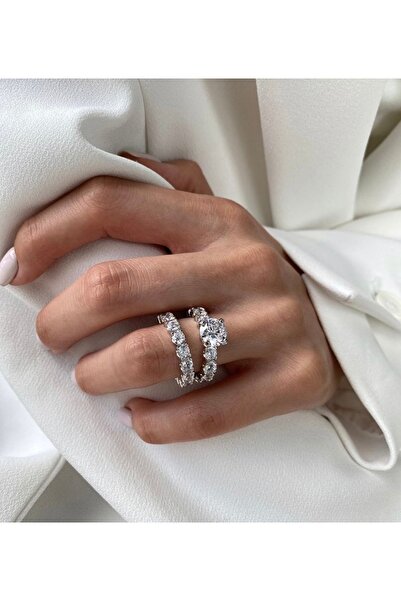 Store White Mücevher İkilisi Kombini Işıklı Kutuda