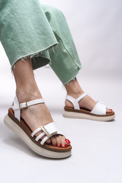 Riccon Fhalaurel Women's Sandals - White 0012603