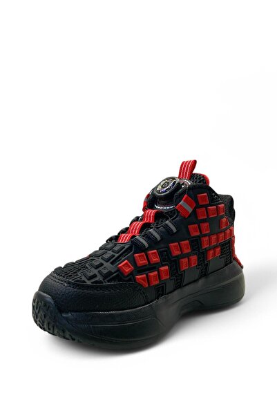 pepino 1974 Orthopedic Unisex Kids Black/Red Basketball Shoes