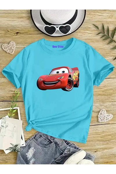 New Shine 1 tricou este un cadou pentru achiziții de 6 și mai sus în coș - Tricou pentru copii Mcqueen Oversize