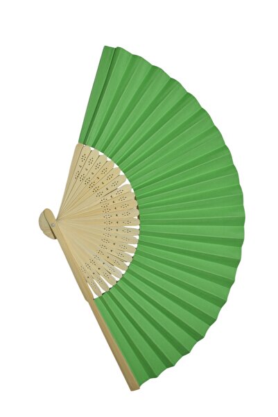 YELPAZE DÜNYASI Yelpaze Bambu Çiçek Desenli