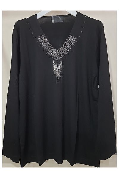 N.Y.YILDIZ Star Super New Season Model Large Medium Size Mother Single Jersey Flexible 1St Class Combed Bluz