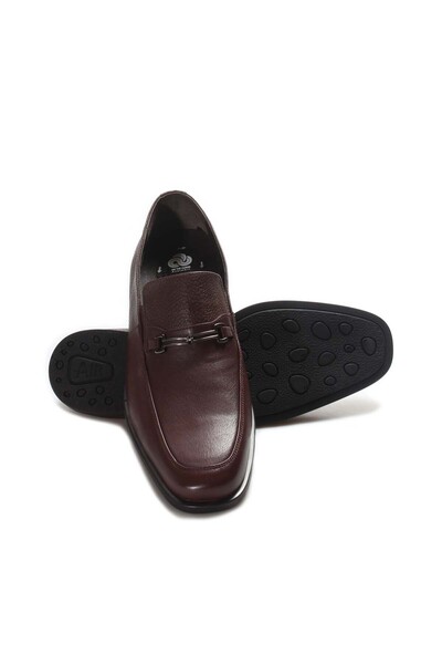 Ayakkabıhane Inside and Outside Quality Genuine Leather Brown Men's Classic S...