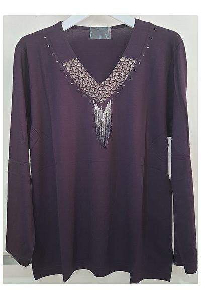 N.Y.YILDIZ Star Super New Season Model Large Medium Size Mother Single Jersey Flexible 1St Class Combed Bluz