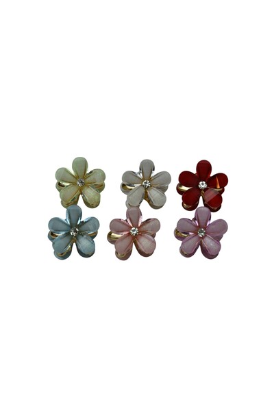 artıbir bodrum Mini set kopči sa zasunom | Cvjetni | 6 kom | Visok kvalitet