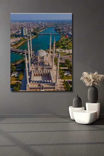 Teona Ahşap Adana Sabancı Merkez Camii ve Manzara Ahşap Dekoratif Dikdörtgen ...