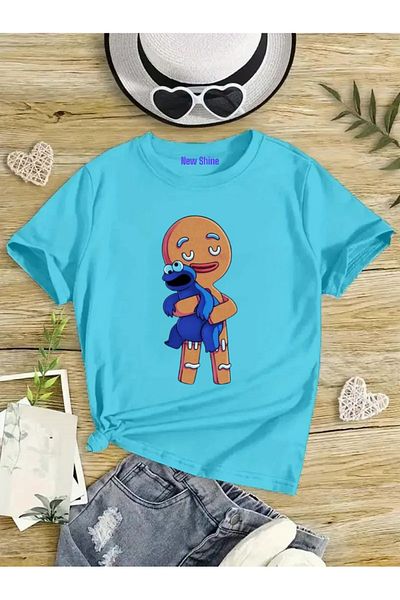 New Shine 1 tricou este un cadou pentru achiziții de 6 și peste în coș - Tricou pentru copii supradimensionat Cookie Man