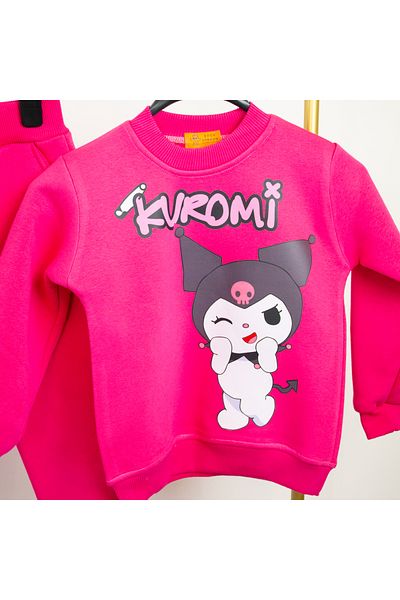BookOrBook Kuromi Ying Yang Premium Children's Tracksuit Set 3-12 Years