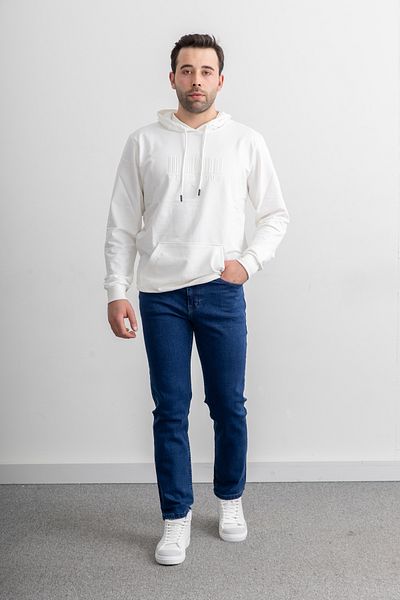 Yüksel Ergül Men's Comfortable Fit Premium Fabric Classic Oversize Jeans
