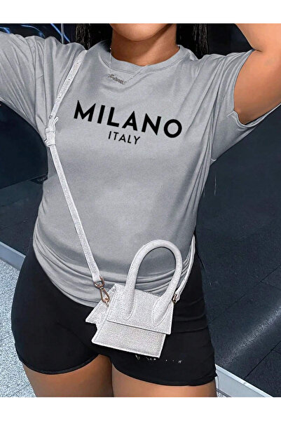 OVER HEAD ŽENE Milano Italija Štampano Oversize T-shirt