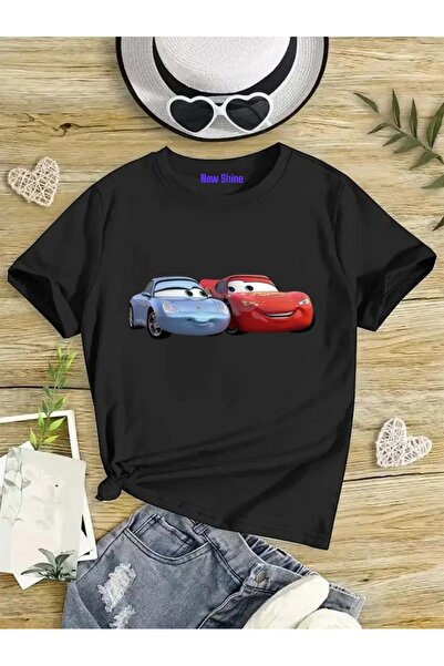 New Shine 1 تي شيرت هدية عند شراء 6 أو أكثر في السلة - تي شيرت ماكوين وسالي ل...