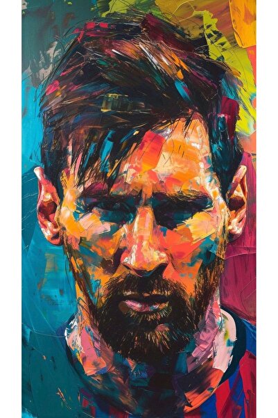 Sticksy Messi 33x48 Poster Duvar Posteri - Kağıt Afiş Kaliteli Baskı