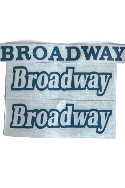 ERMAK Renault 9 - Uyumlu Broadway Kağıt Yazı Ön Çamurluklar Ve Arka Bagaj Yaz...