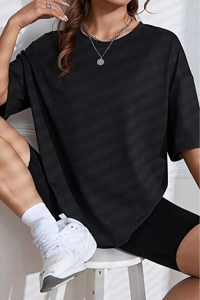 Oksit Unisex μπλουζάκι με στάμπα με λαιμόκοψη που σε κάνει χαρούμενο