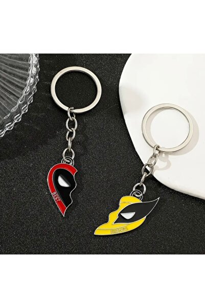 h2bdesign سلسلة مفاتيح ديدبول ولفيرين بيست فريندز