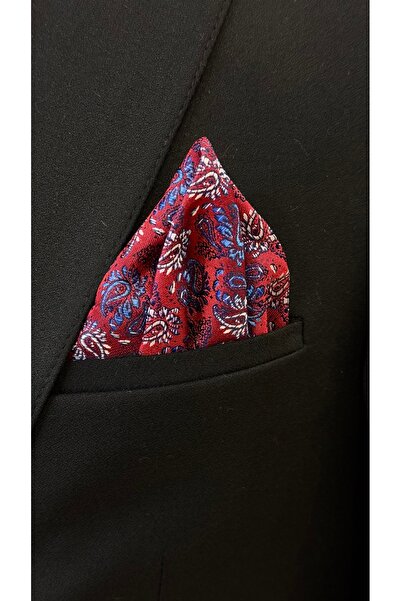 Dearmise Червоно-синій краватка з візерунком шали в подарунковій коробці