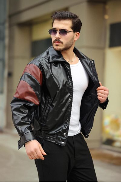 MODAEMAS Ανδρικό μπουφάν Bomber Oversize