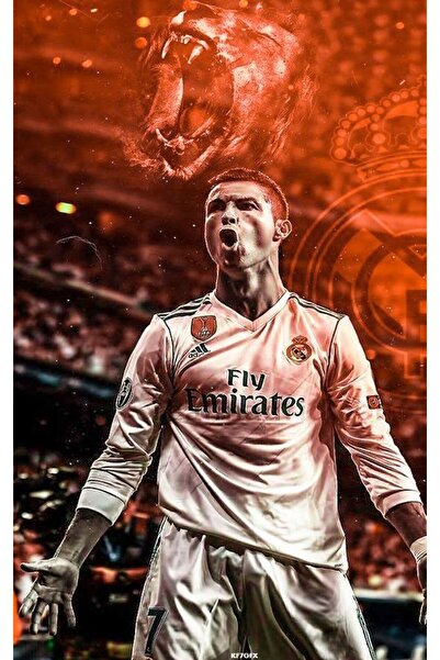 Sticksy Cristiano Ronaldo 33x48 Poster Duvar Posteri - Kağıt Afiş HD Baskı