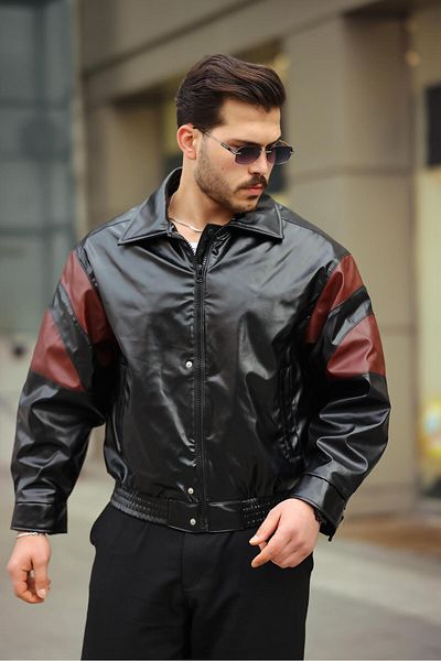 MODAEMAS Ανδρικό μπουφάν Bomber Oversize