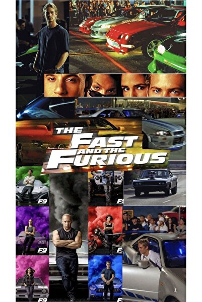 Sticksy Hızlı Ve Öfkeli 33x48 Poster Duvar Posteri - Kağıt Afiş  - HD Baskı