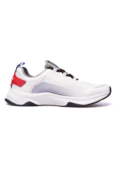 hummel Oyster Uw White-Red Unisex Sneaker 900692 -9134